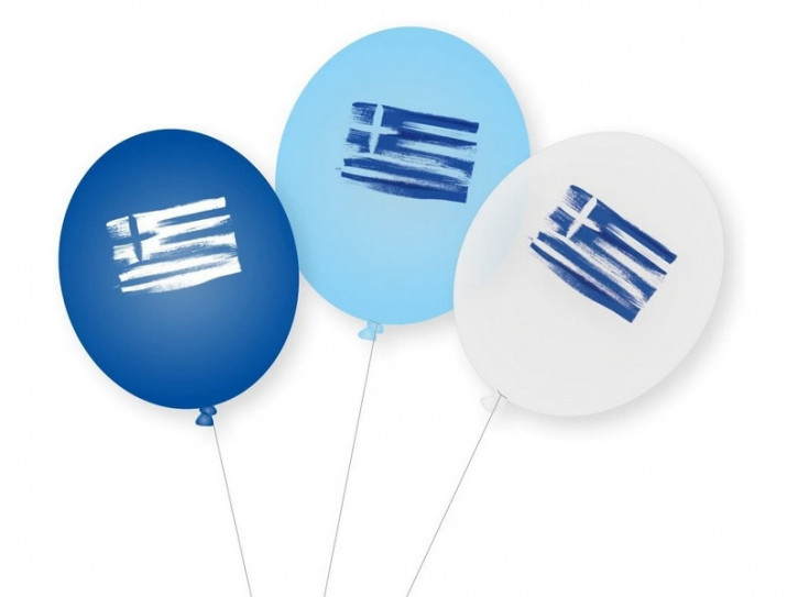 Luftballons 'Greece'